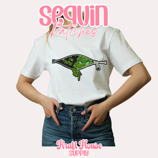 Ew People Sequin Patch