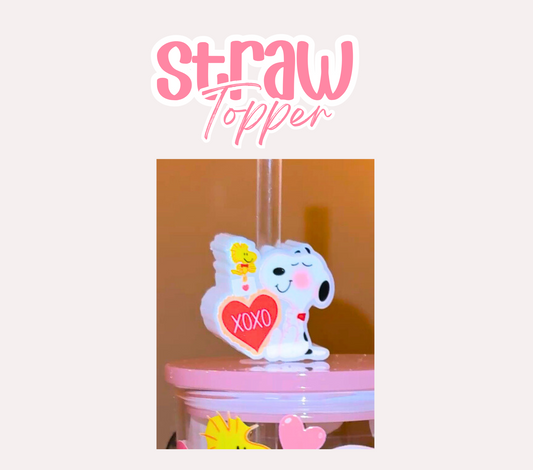 Cute Dog Love 3D Topper